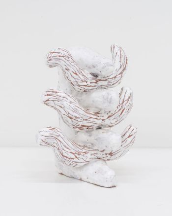 Hair and Comb; 2018; ceramic; 11.5 in. x 9.5 in. x 9 in. Julia Haft-Candell