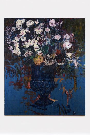 AIYANA (Flower Arrangement); 2015; oil on canvas; 72 in. x 60 in. Andy Robert