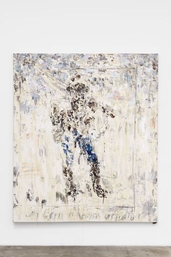 Smokin’ Gun; 2017; oil on canvas; 82 in. x 74 in. Andy Robert