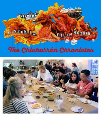 “The Chicharrón Chronicles” (with Public Matters), 2019, neighborhood narrative exchanges and multimedia walking tours of Historic Filipinotown Reanne Estrada