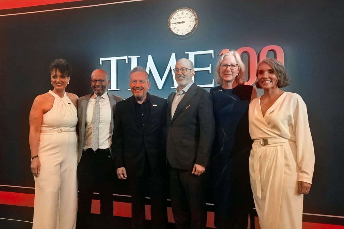 From left to right: Tonya Allen (McKnight Foundation), Deepak Bhargava (Freedom Together Foundation), Miguel Santana (CCF), Joe Goldman (Democracy Fund), Heather Gerken (Ford Foundation) and Carmen Rojas (Marguerite Casey Foundation)